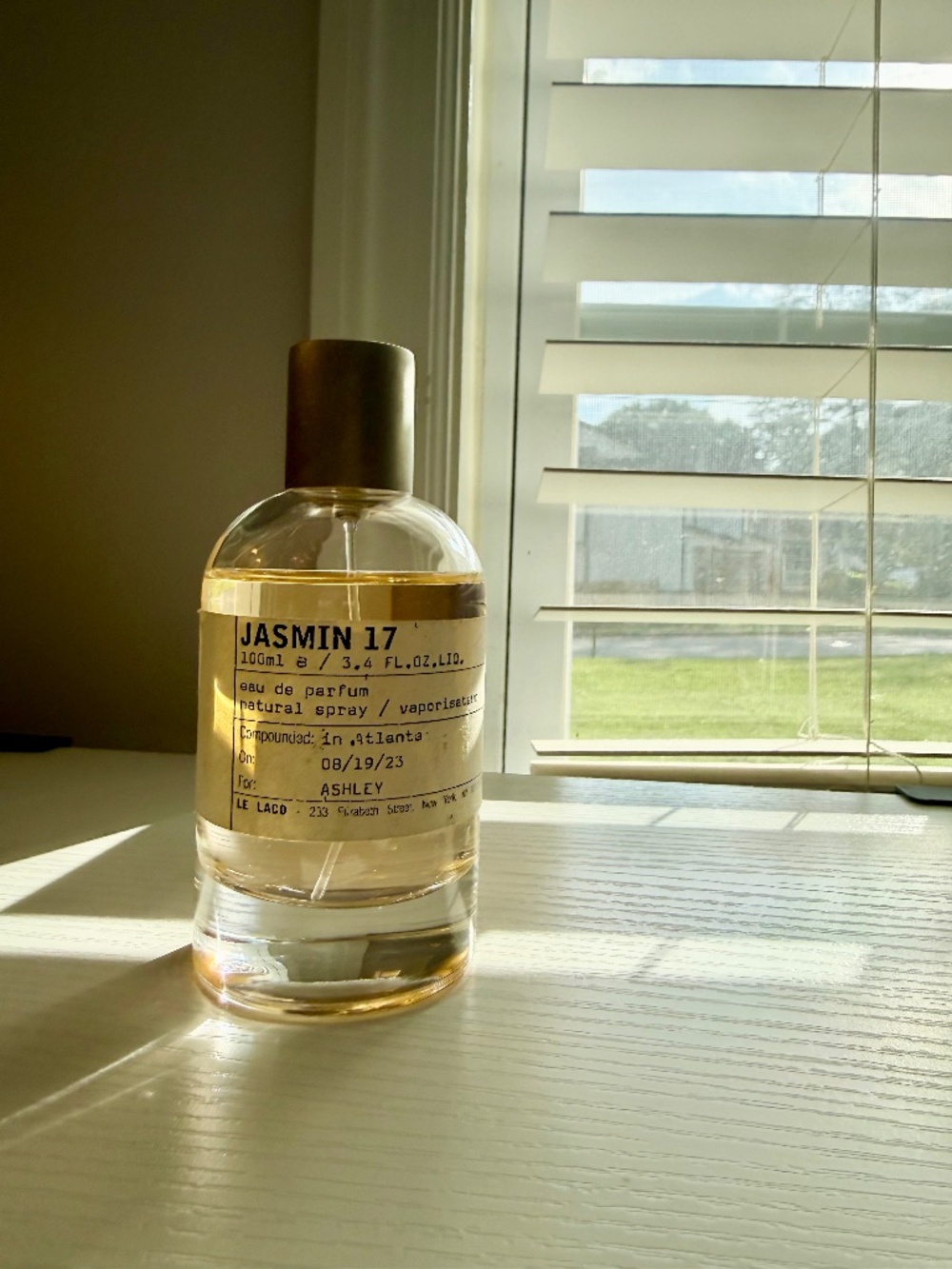 Le Labo 100ml Jasmin 17 Eau de Parfum 3.4oz ~85% Full